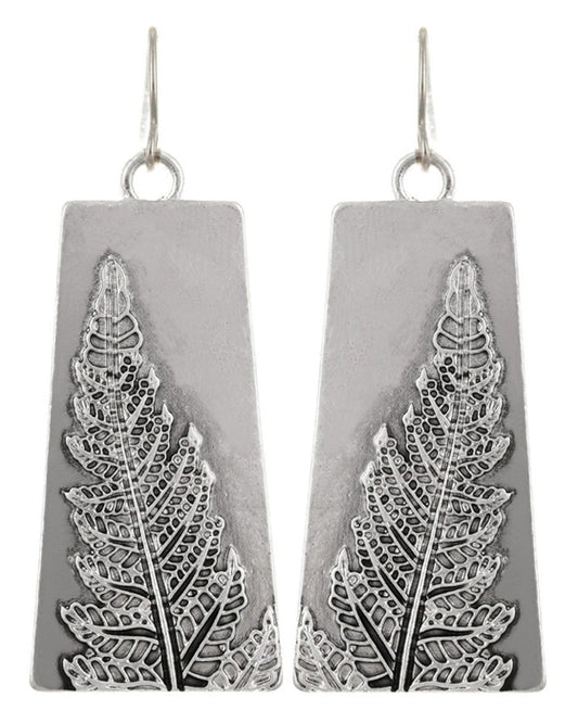 Tree Trapezoid Earrings