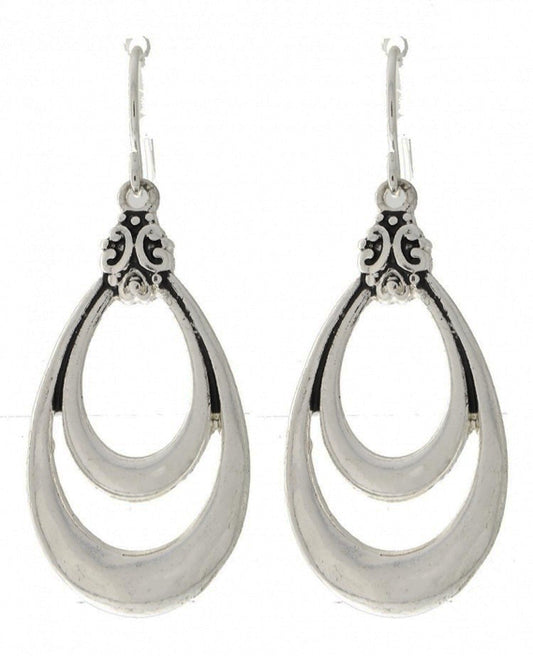 Double Teardrop Earring