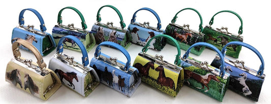 Horses Lipstick Mini Purse