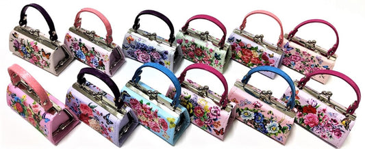 Flowers Lipstick Mini Purse