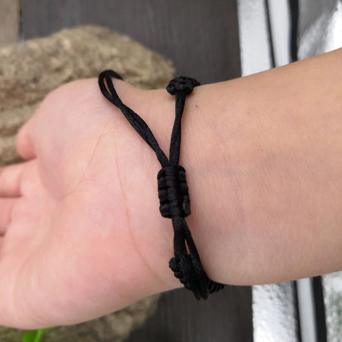 Woven Cord Mountain Strip Bracelet