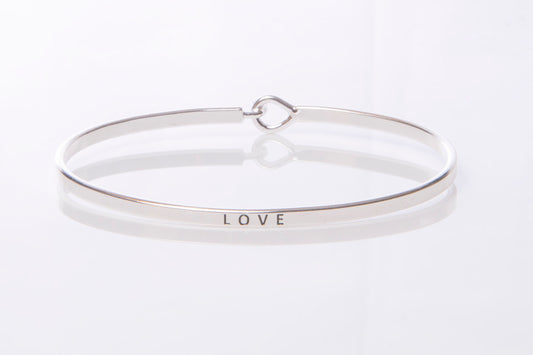 "Love" Message Cuff Bracelet