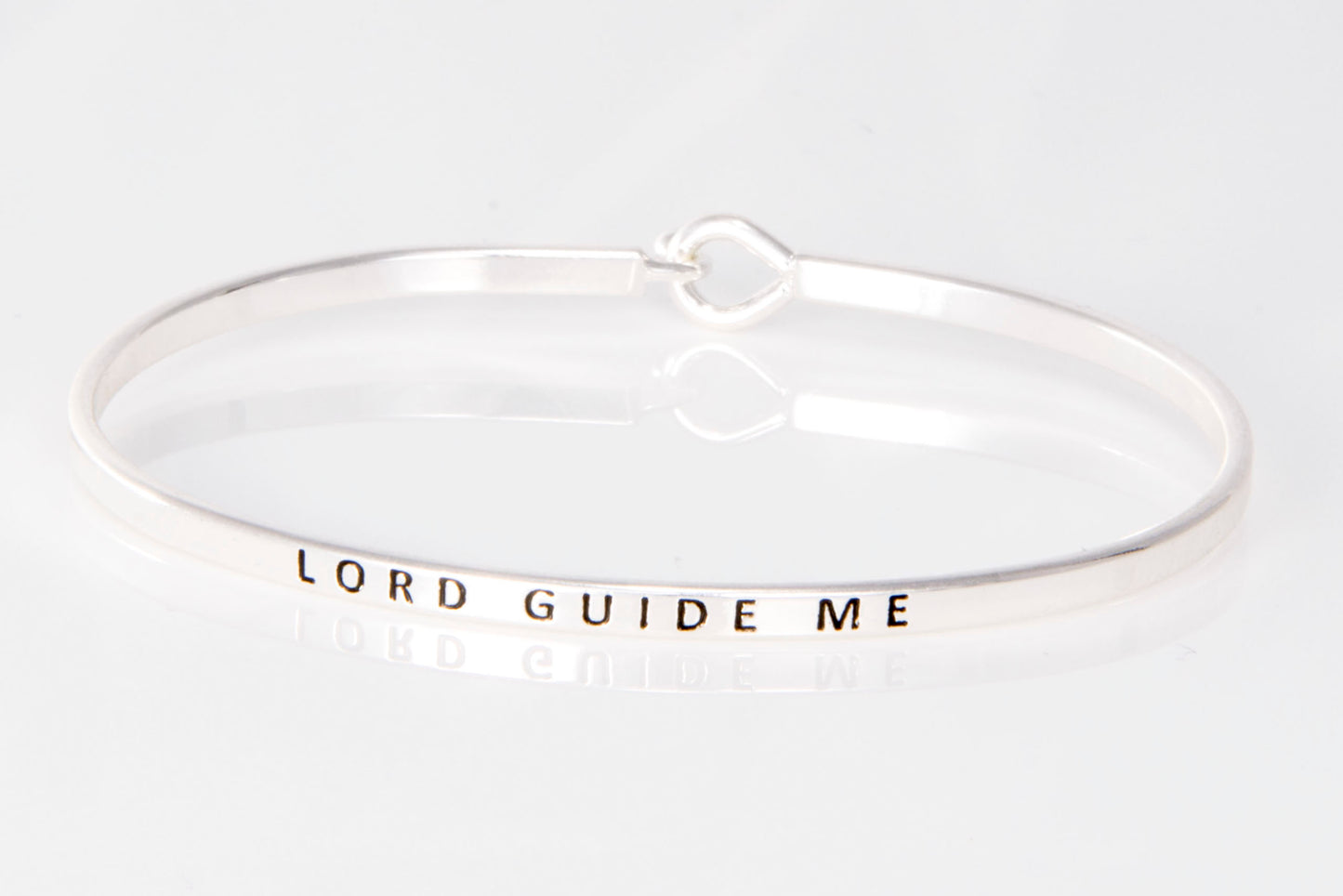 "Lord Guide Me" Message Cuff Bracelet