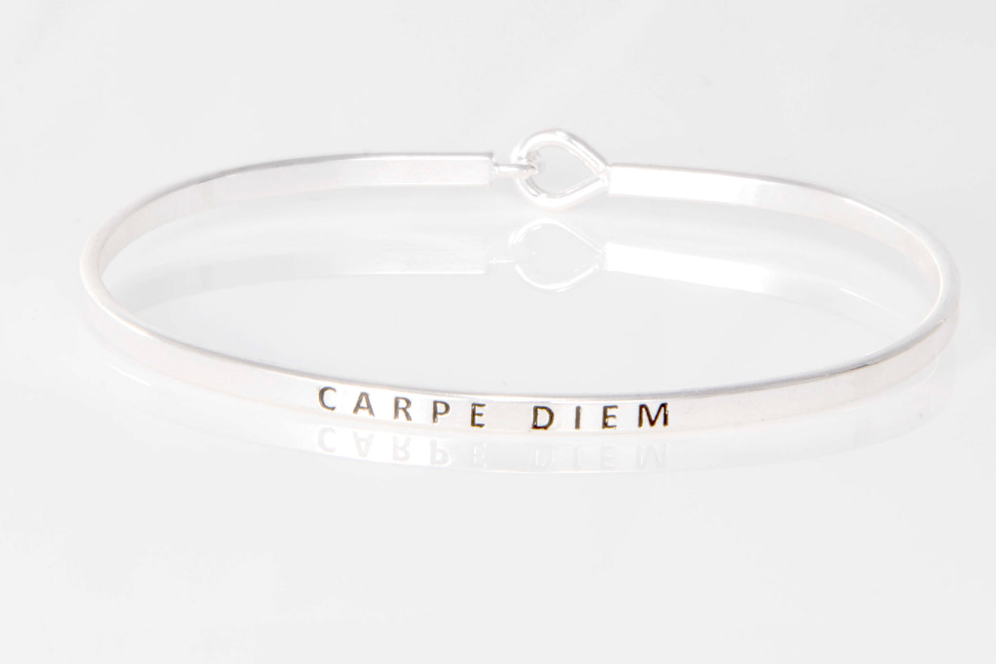 "Carpe Diem" Message Cuff Bracelet
