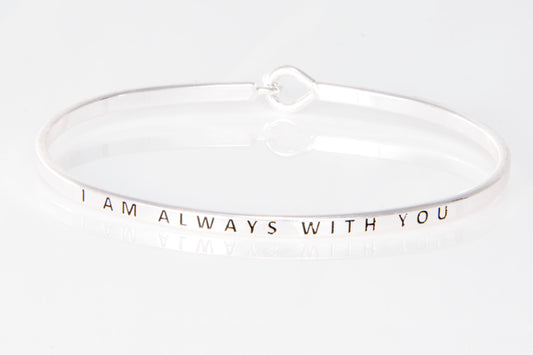 "Follow Your Dreams" Message Cuff Bracelet