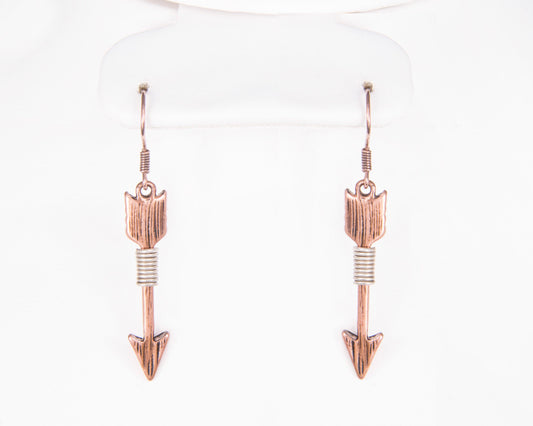 Arrow Earrings - Copper