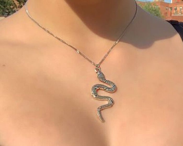 Serpent - Silver Necklace