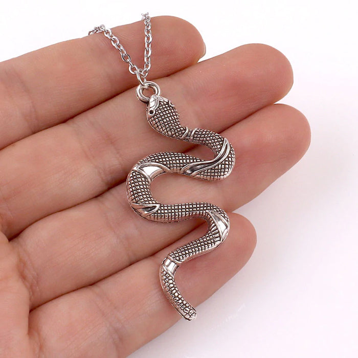 Serpent - Silver Necklace