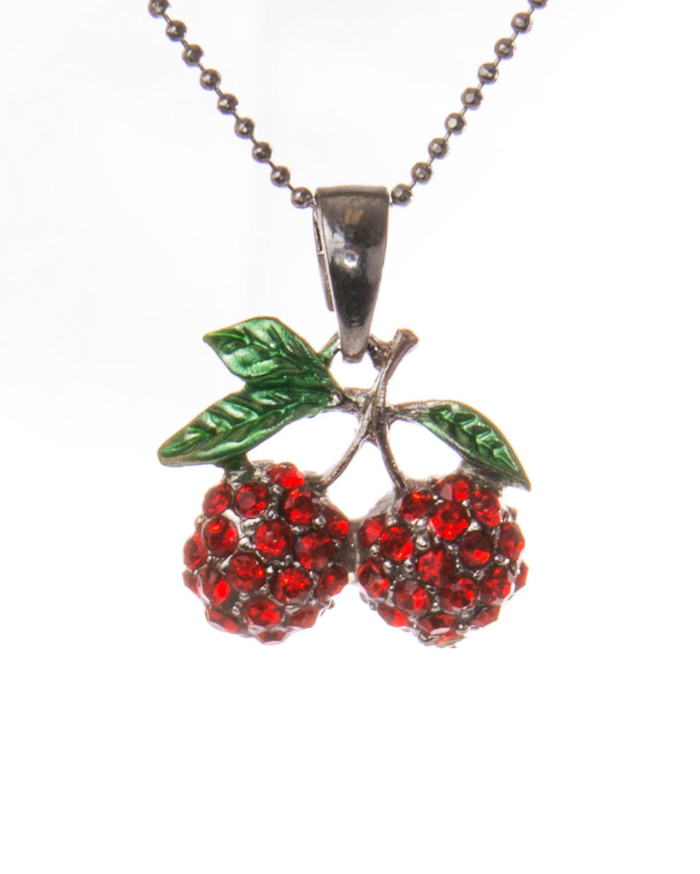 Crystal Cherry Necklace