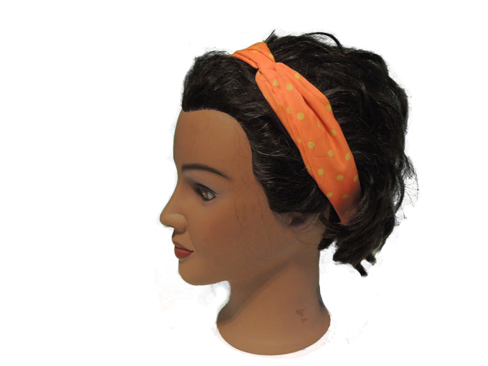 Polka Dot Stretch Head Band