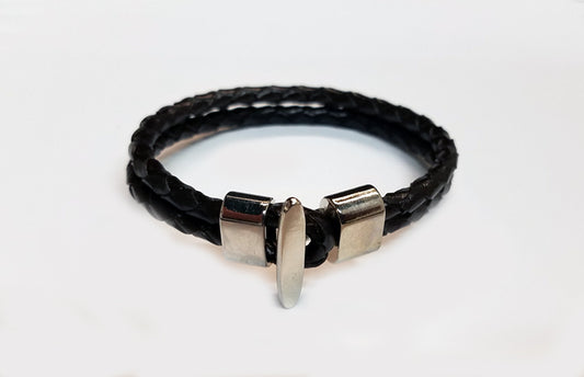 Double Strand Leather Bracelet