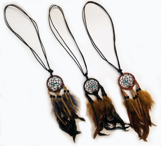 Dream Catcher Leather Necklace