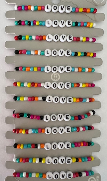 "Love" on Cord Slider Bracelet