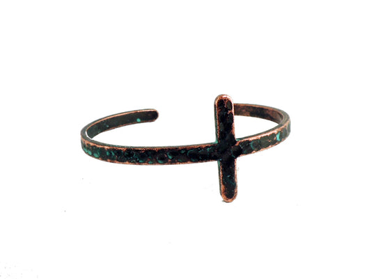 Patine Cross Cuff Bracelet