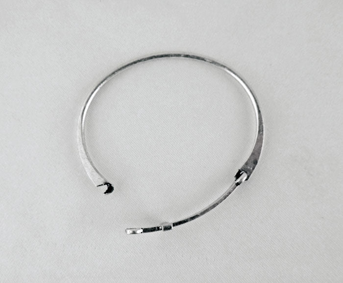 Silver Cross Cuff Bracelet