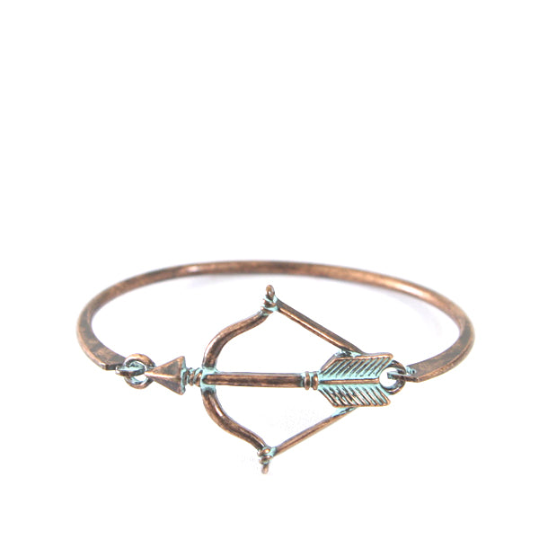 Patina Bow/Arrow Cuff Bracelet