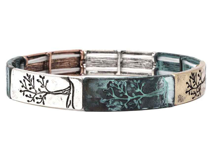 Multipatina Tree Of Life Stretch Bracelet