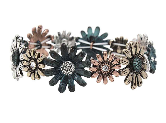 Flowers Stretch Bracelet - Multipatina