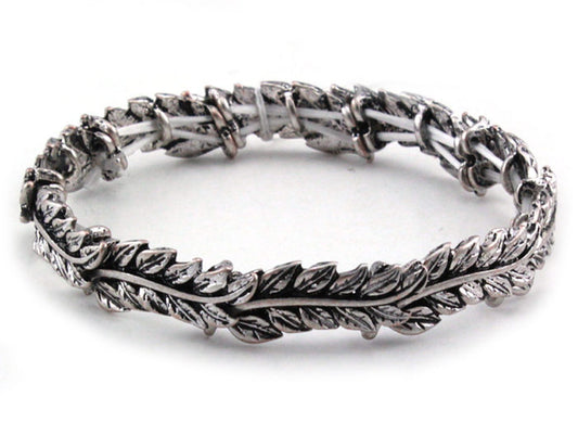 Branches Stretch Bracelet - Silver