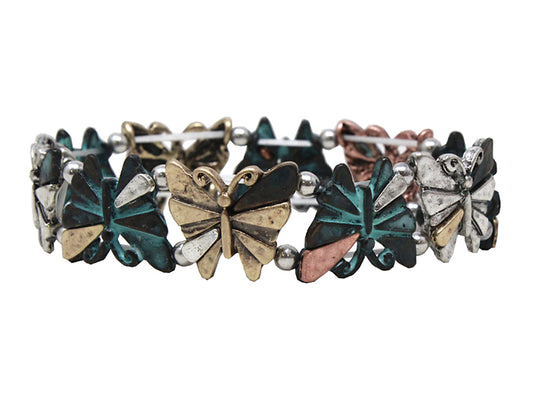 Butterflies Stretch Bracelet - Multipatina