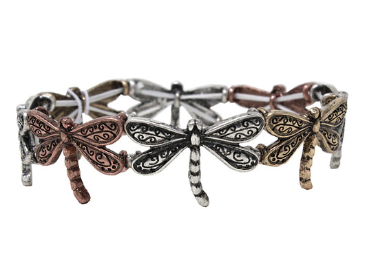 Dragonfly Stretch Bracelet - Multicolor