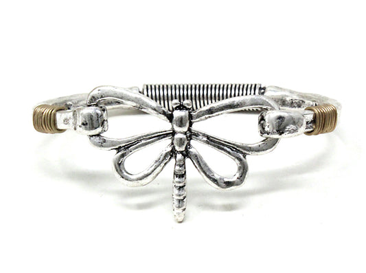 Dragonfly Hinge Bracelet - Multipatina