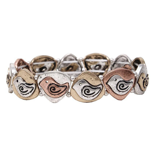 Birds Stretch Bracelet - Multicolor