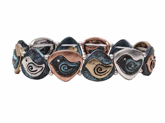 Birds Stretch Bracelet - Multipatina