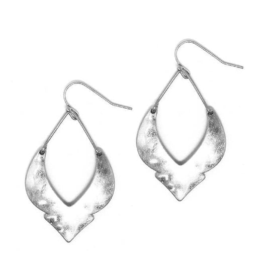 Pointed Teardrop Earrings