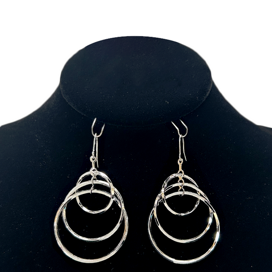 Three Rings - Small to Large Earrings