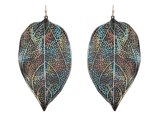 Large Leaf Earrings