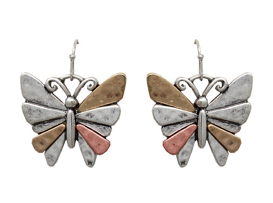 Butterfly Earrings - Multicolor