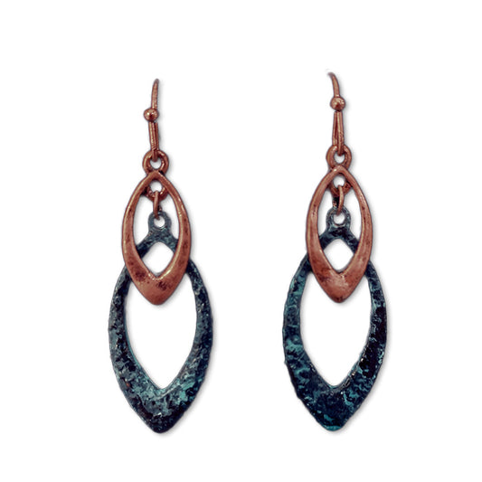 Double Ovals Earrings - Multipatina