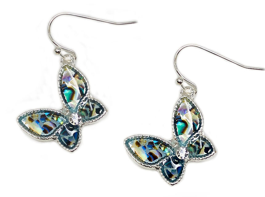 Butterfly Abalone Earrings