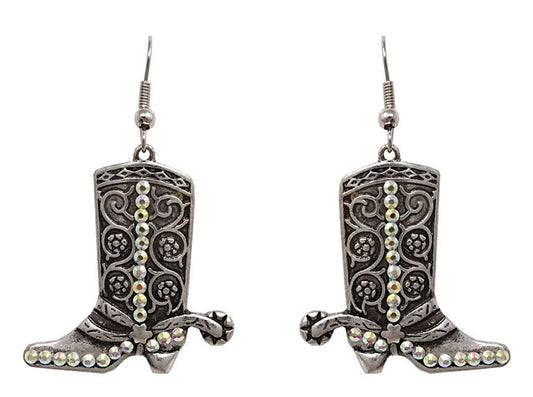 Western Boots Earrings