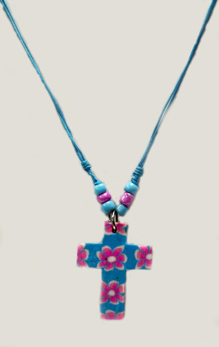 Fimo Cross Necklace