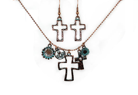 Cross Cluster Patina N/E Set