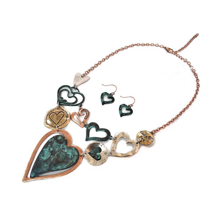 Hearts - V Design - Multipatina N/E Set