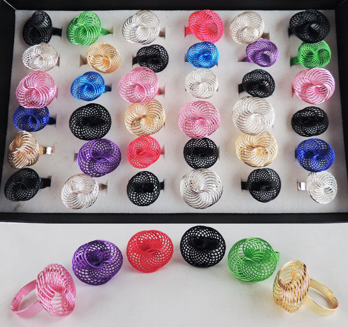 Spring Design Colorful Rings