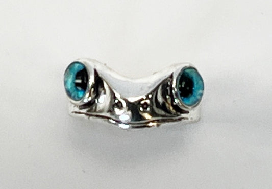 Blue Eye Frog Adjustable Metal Ring