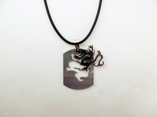 Stainless Steel Dragon Necklace