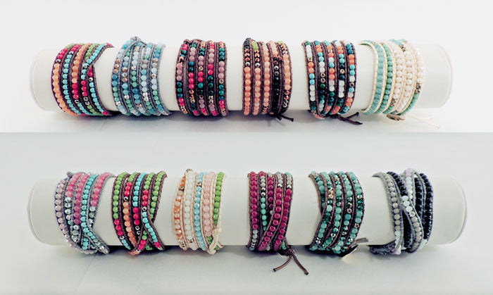 Handmade Stone Wrap Bracelet