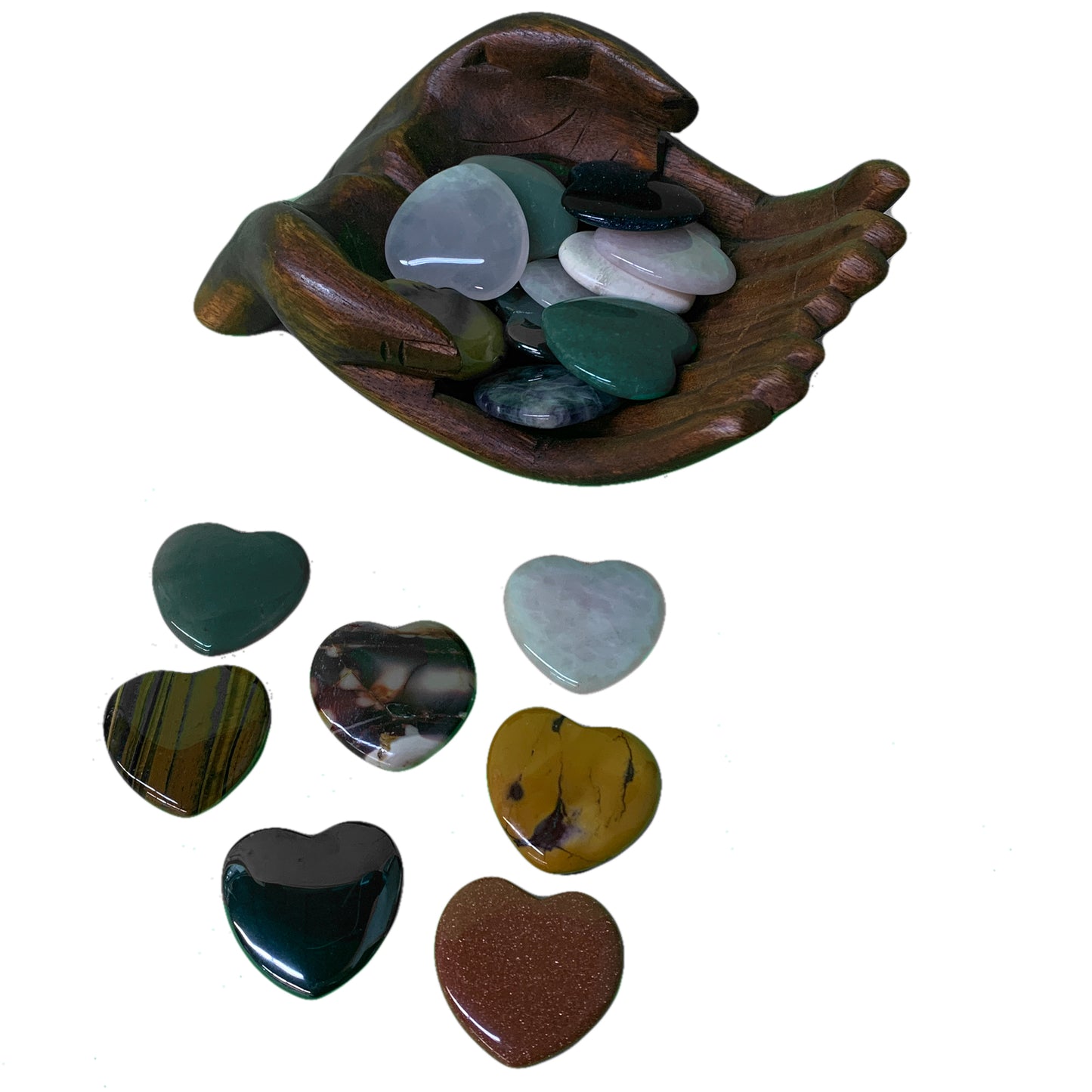 45 mm Gemstone Hearts