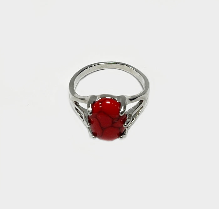 Small Stone Adjustable Ring