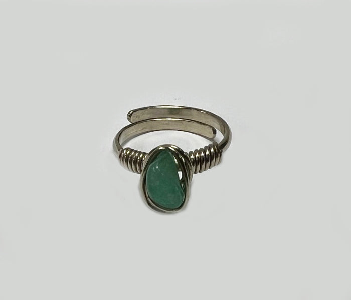 Mini Stone Adjustable Ring