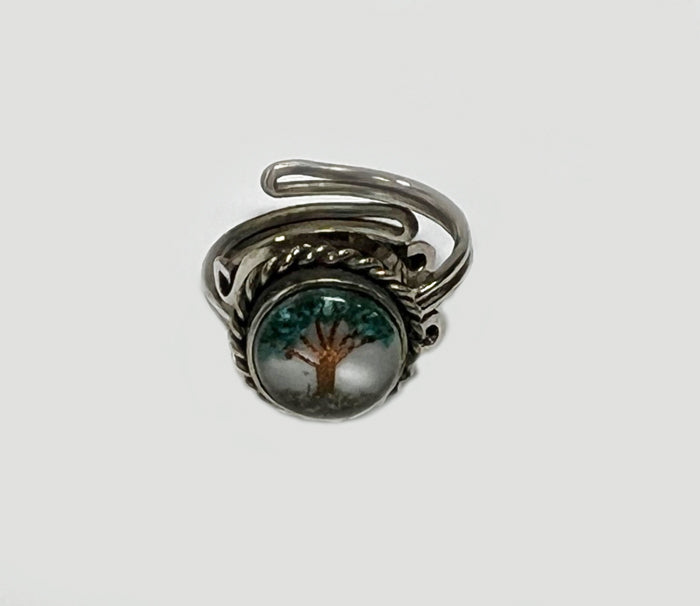 Mini Tree Of Life Adjustable Ring